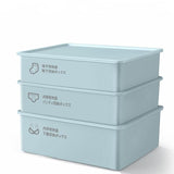Underwear Panties Socks Box Close-fitting Clothing Storage Box Drawer Three-piece Cover with Compartment Household - Extra Image