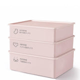 Underwear Panties Socks Box Close-fitting Clothing Storage Box Drawer Three-piece Cover with Compartment Household - Extra Image