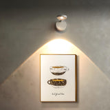 Wireless Smart LED Wall Light: Rechargeable, Motion-Sensor & Remote-Controlled, No-Drill Mount for Home Decor & Task Lighting - 45-Degree Angle