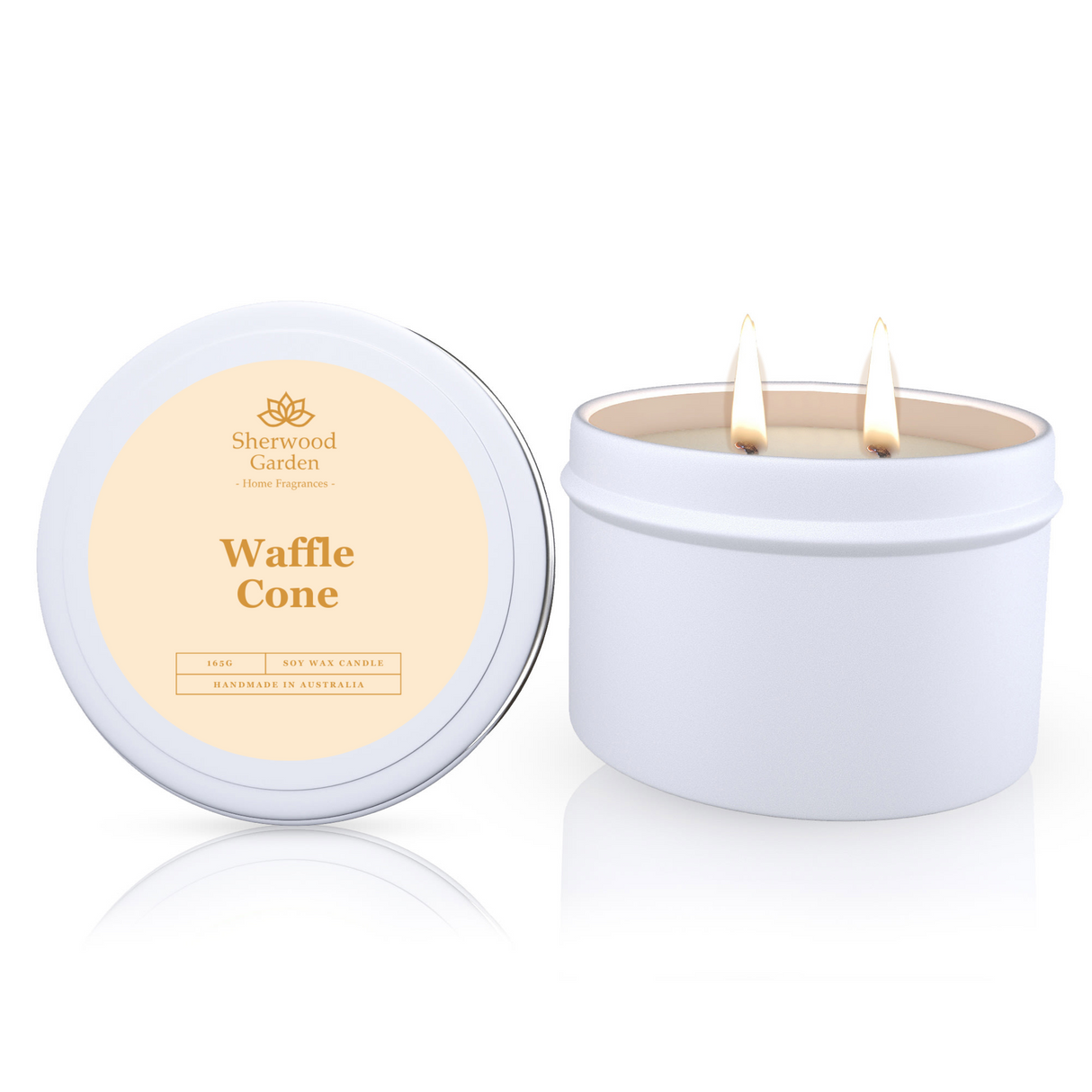 Waffle Cone Soy Candle Tin 165g