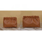 Leather Cosmetic Bag Set, Big & Small "Twinkle Little Star" Makeup Organizer for Travel & Daily Use(brown)