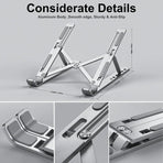 NNEOBA Portable Aluminum Laptop Stand