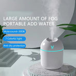NNEOBA 250ML Mini Aroma Oil Diffuser & Humidifier with LED Night Lamp