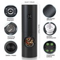 NNEOBA Electric Automatic Pepper and Salt Grinder with LED Light(1pc)
