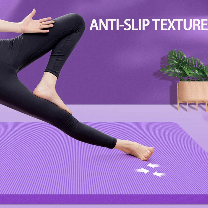 Thickened Anti-Slip Yoga Mat Exercise Pilates Foam Mat