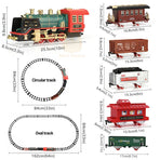 RC Track Train Set with Steam Effect