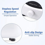 Mini Magnetic Stirrer 4000RPM Portable Mixer White