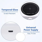 Mini Magnetic Stirrer 4000RPM Portable Mixer White
