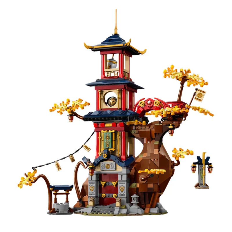 Dragon Energy Temple Building Blocks Model Set