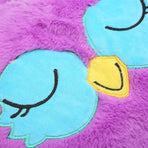Kids Shark Sleeping Bag Plush Doll Pillow (Purple)