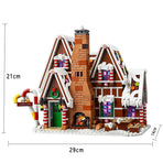 Santa Claus Gingerbread House Building Blocks