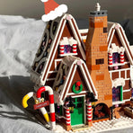 Santa Claus Gingerbread House Building Blocks