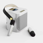High Power Karaoke Bluetooth Speaker With Dual Microphone