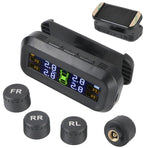 Wireless Tire Pressure Monitoring  Solar And USB Charging