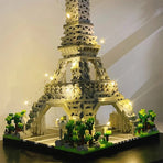 LED Eiffel Tower Micro Mini Building Blocks Set