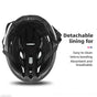 Lightweight Racing-Inspired Adult Bicycle Helmet Red