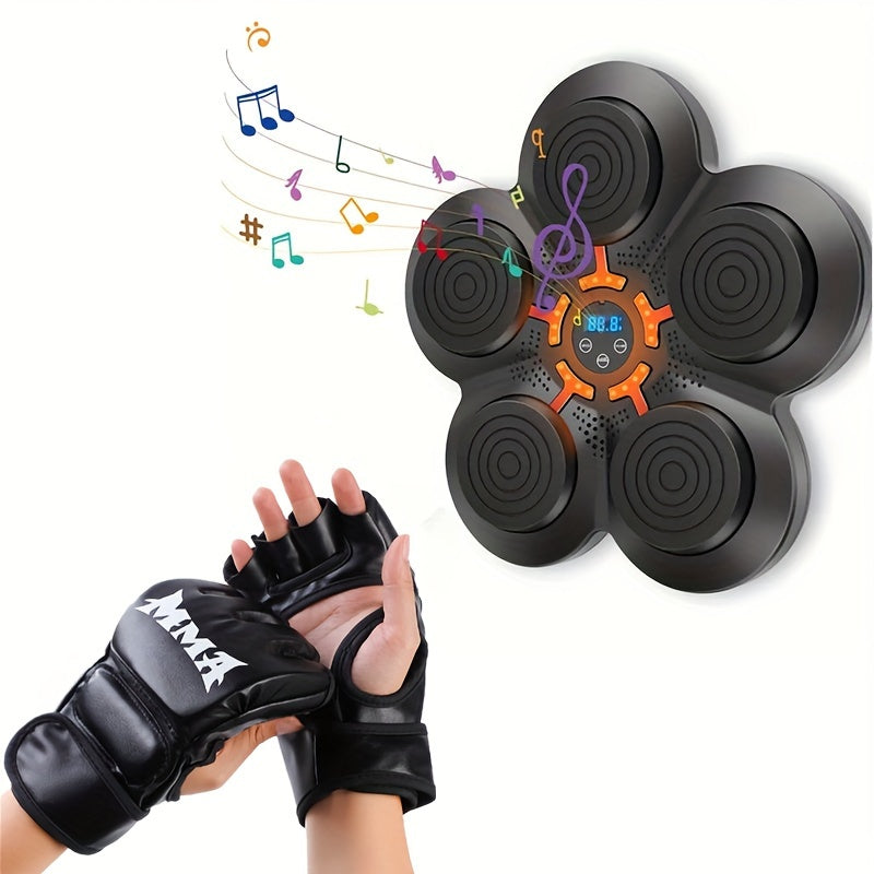 Boxing Training Kit With Reactive Led Wall Punching Target