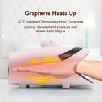 Rechargeable Hand Massager with Heat & Vibration Therapy