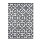 Outdoor Reversible Patio Mat Geometric Pattern