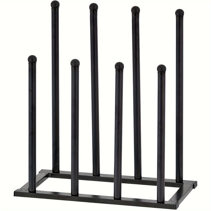 Black Metal Shoe Rack Organizer for Entryway
