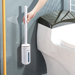 Disposable Toilet Brush Set Wall Mount (10pcs)