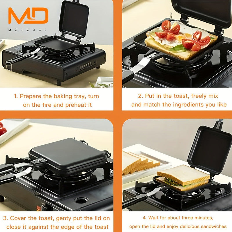 Non-Stick Double-Sided Sandwich & Omelette Maker