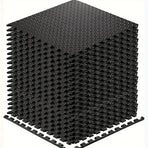 Interlocking Black EVA Fitness Mats Set (20pcs)
