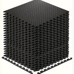 Interlocking Black EVA Fitness Mats Set (20pcs)