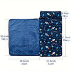 Rocket Pattern Nap Mat for Kids Travel & Daycare
