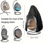 Heavy-Duty Hanging Egg Chair Cover with Zipper Closure