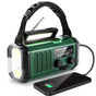10000mAh Solar-Powered Emergency Radio with Flashlight