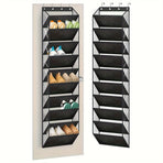 10-Tier Over-the-Door Foldable Shoe Organizer