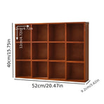 Wood Storage Box & Cup Organizer