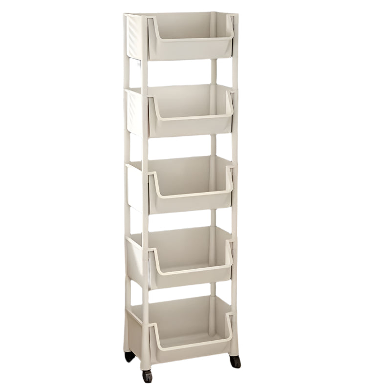 Mobile Bookshelf Office Cart (5-Tier)