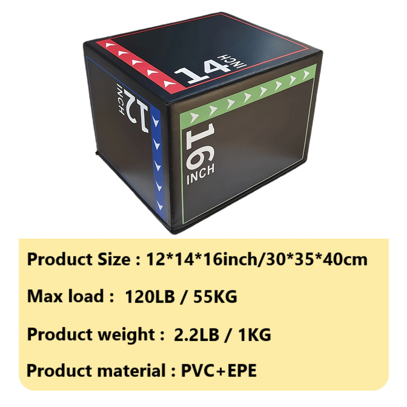 Fitness Jump Box PVC Foam Training