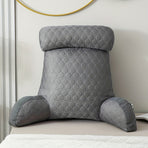 Cool Latex Reading Pillow with Armrests & Pockets