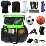 Basketball Duffel Bag with Black Neon Green Sports