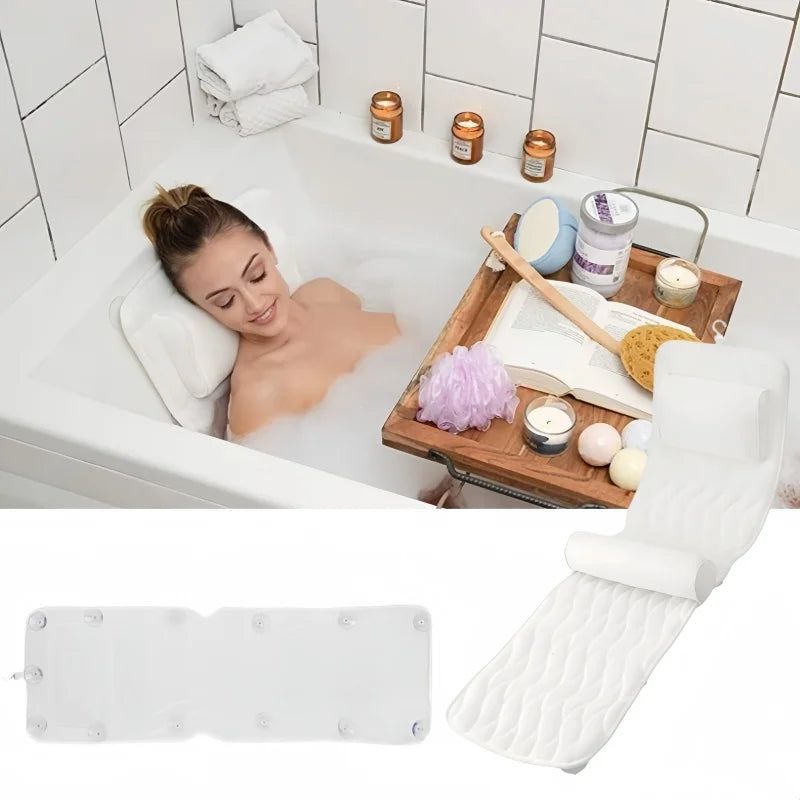 Full Body Bathtub Mat Pillow