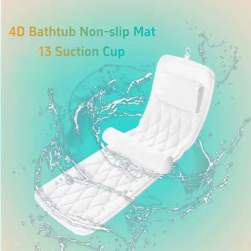 Full Body Bathtub Mat Pillow