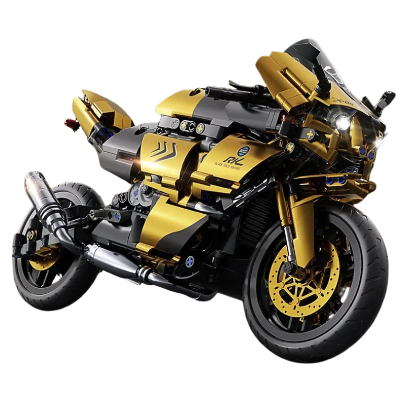 Mechanical Motorcycle Building Blocks