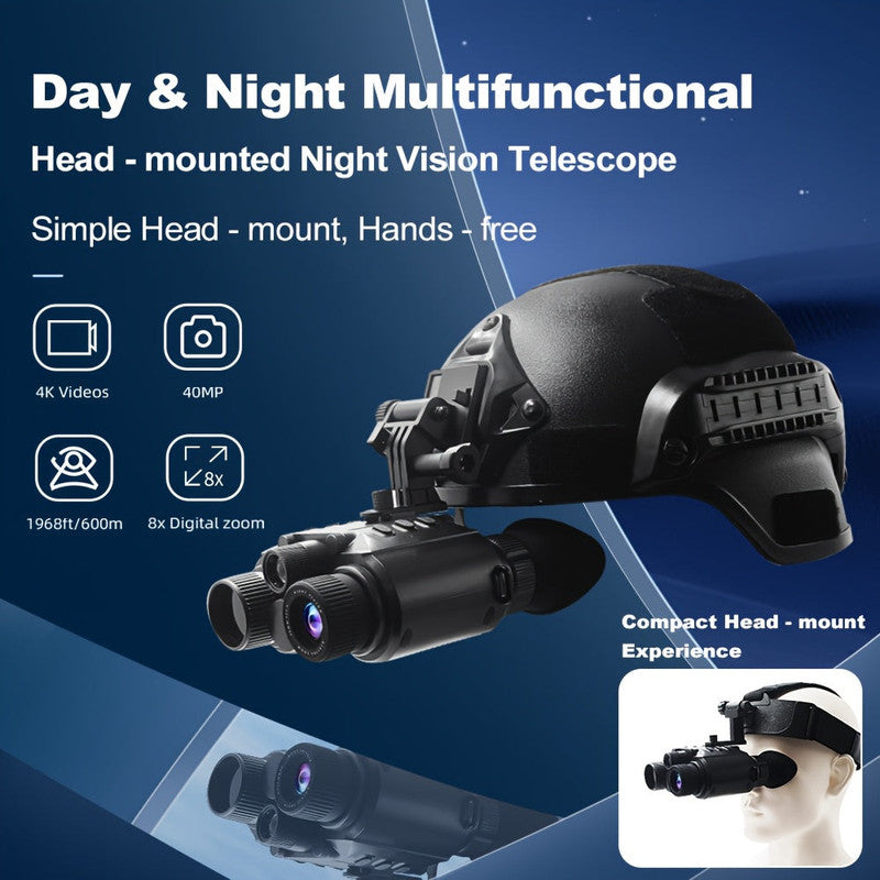 4K Night Vision Goggles with 600m Range