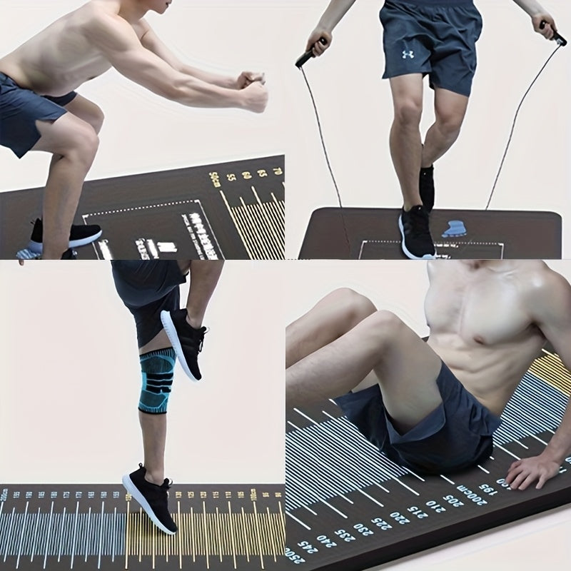 Jumping Test Fitness Mat with Measurement Guide