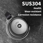 1L Thermos Bottle with LED Temperature Display Black