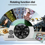 Digital Camera with 3.0 Flip Screen White
