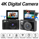 Digital Camera with Zoom Autofocus Black