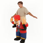 Nutcracker Soldier Inflatable Ride-On Costume