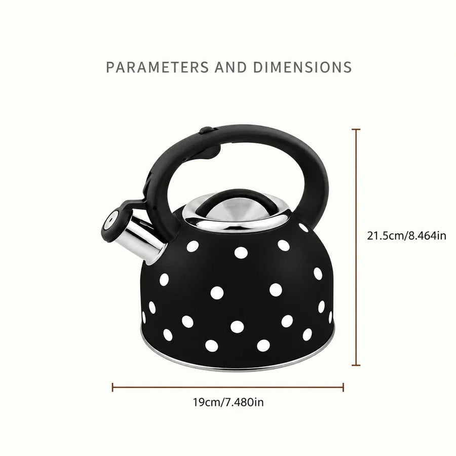 Whistling Tea Kettle Stainless Steel Stovetop (2.5L)