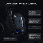 Wireless Gaming Headphones with Noise Cancelling Mic