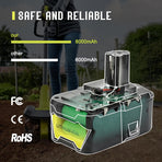 2pcs Lithium-Ion Battery for Ryobi One+