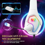 Stereo Gaming Headset for PS4 PS5 Xbox RGB 7.1